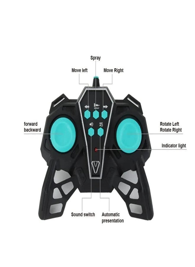 Brighterbee 25 KM/H 2.4Ghz 360� Rotation Fast Stunt RC Smoke Car and Hand Sensor Stunt Toy Car with LED Lights for Kids, 1:14 Fog Stunt Drift Rc Car High Speed Racer Remote Control Vehicles Toys - Image 3